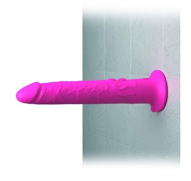 Długie dildo z grubą końcówką i przyssawką 19 cm